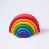 Grimm's 6 Piece Rainbow Stacking Tunnel | © Conscious Craft